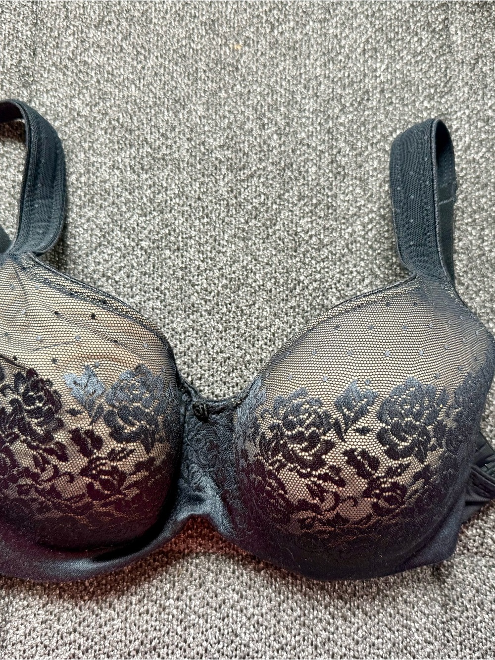 Black Lace stunning support balconet bra